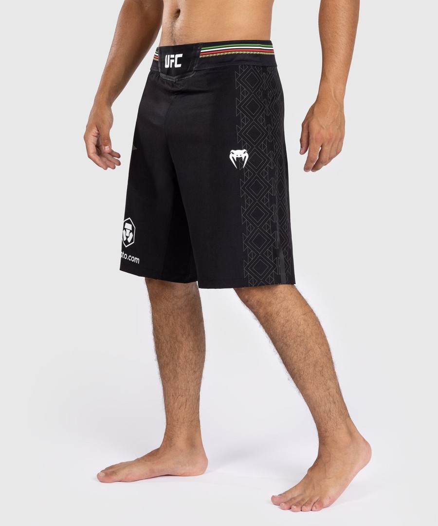 short de luta masculino noche ufc by venum authentic fight night - ajuste longo - preto