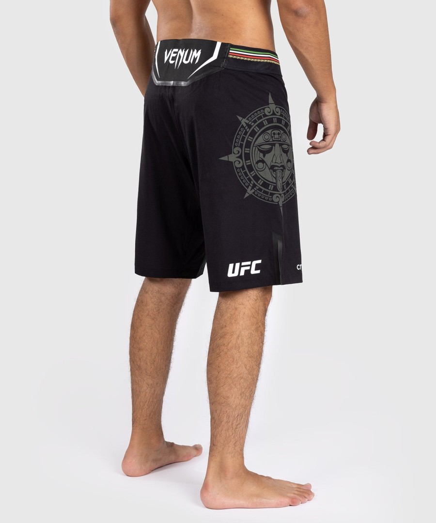short de luta masculino noche ufc by venum authentic fight night - ajuste longo - preto