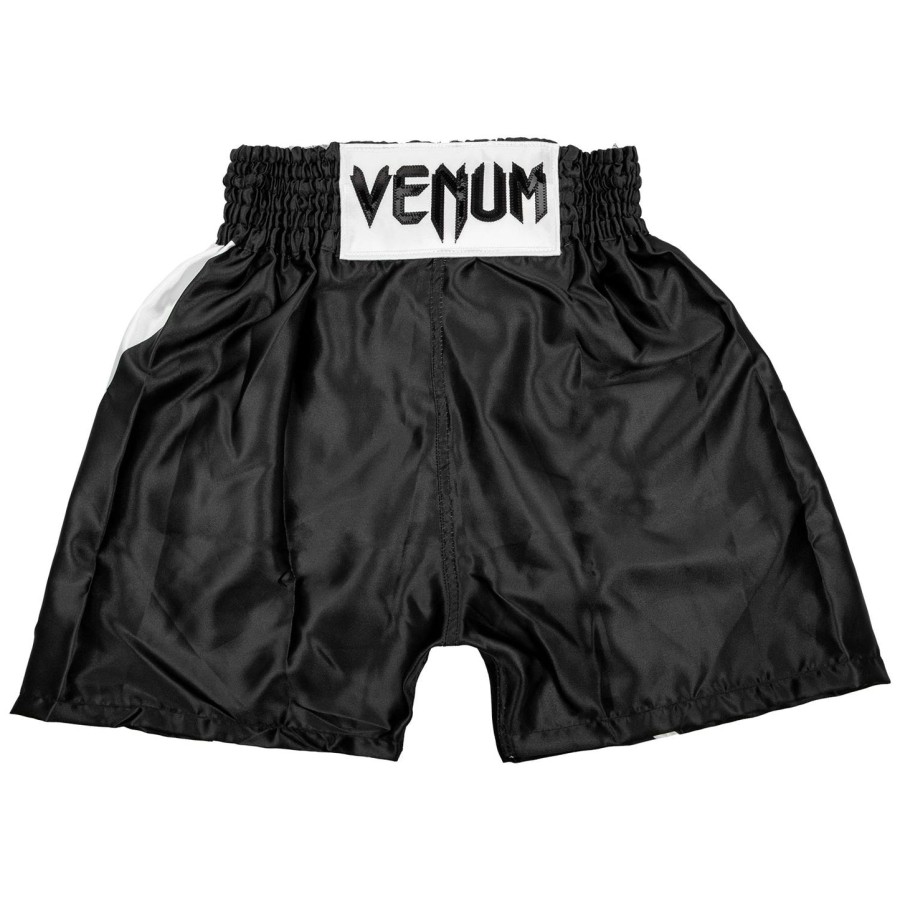 calções de boxe venum elite para crianças - pretobranco