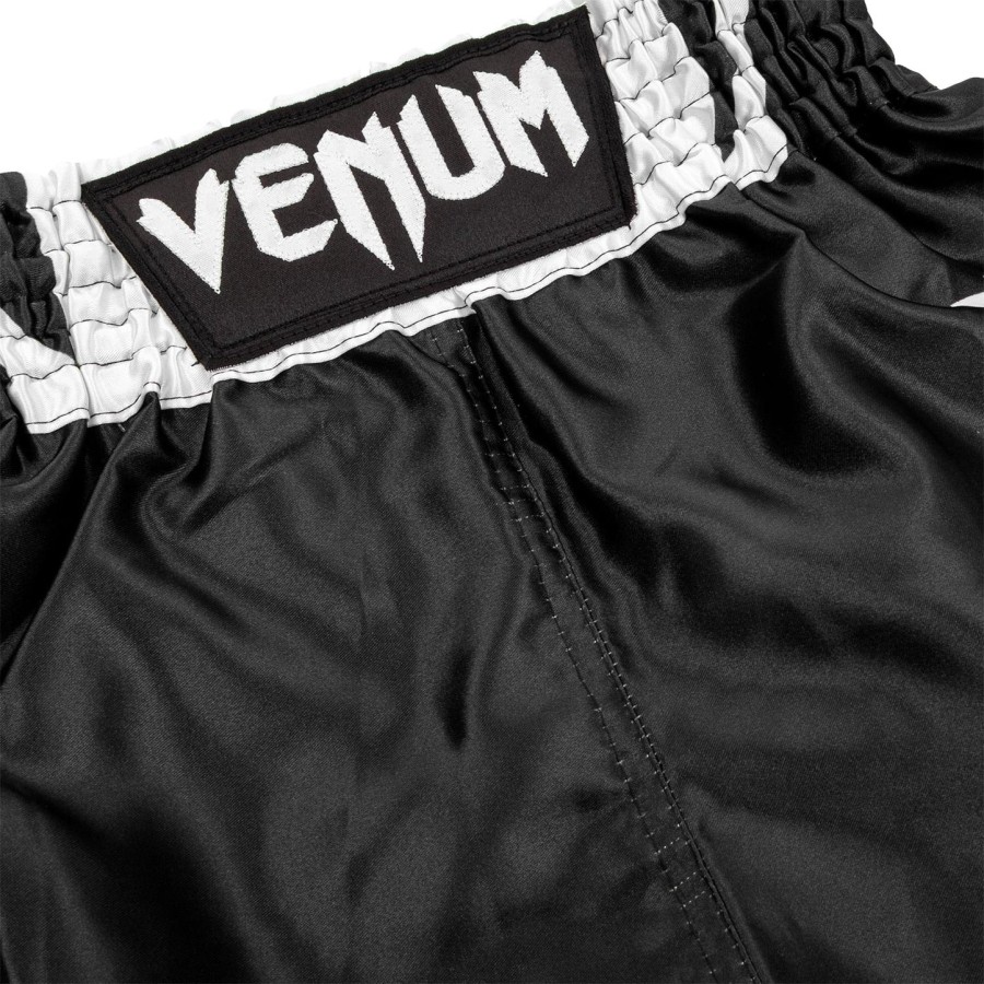 calções de boxe venum elite para crianças - pretobranco