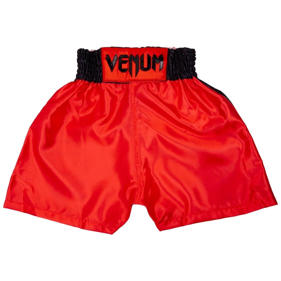 calções de boxe venum elite para crianças - vermelhopreto