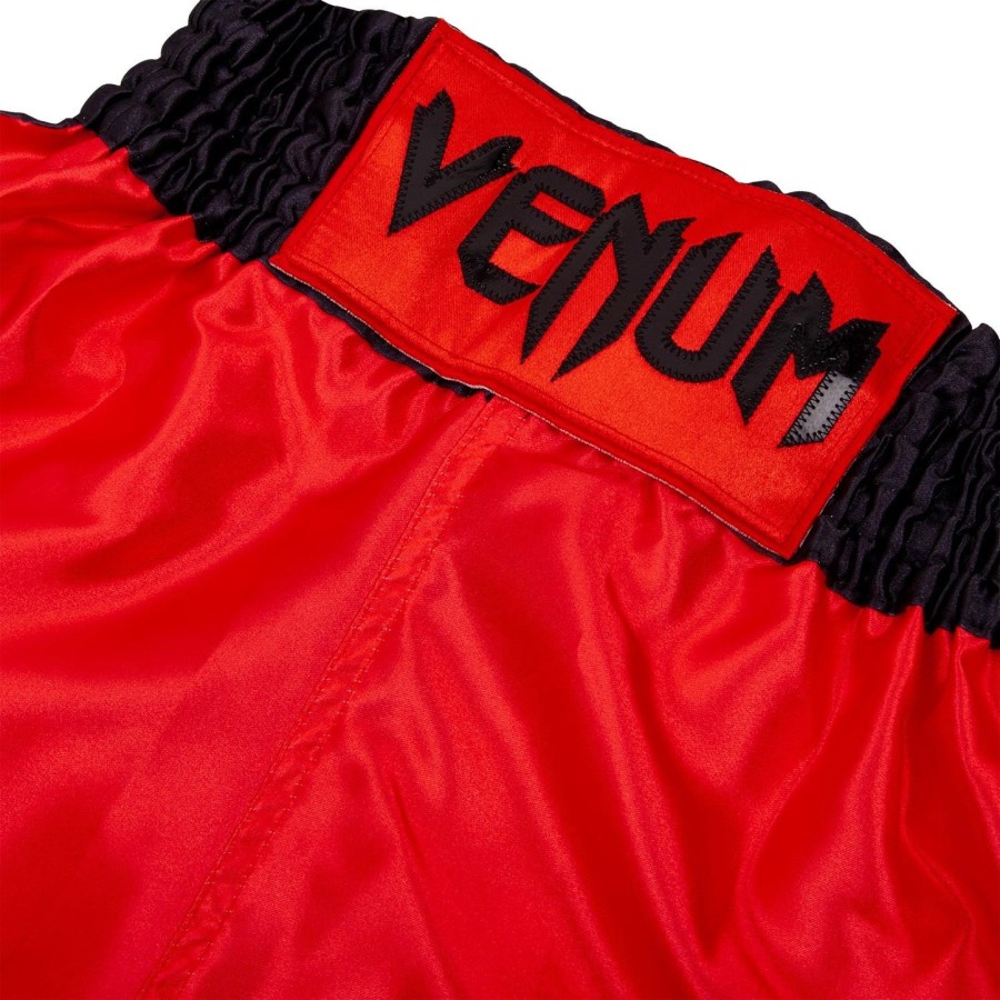 calções de boxe venum elite para crianças - vermelhopreto