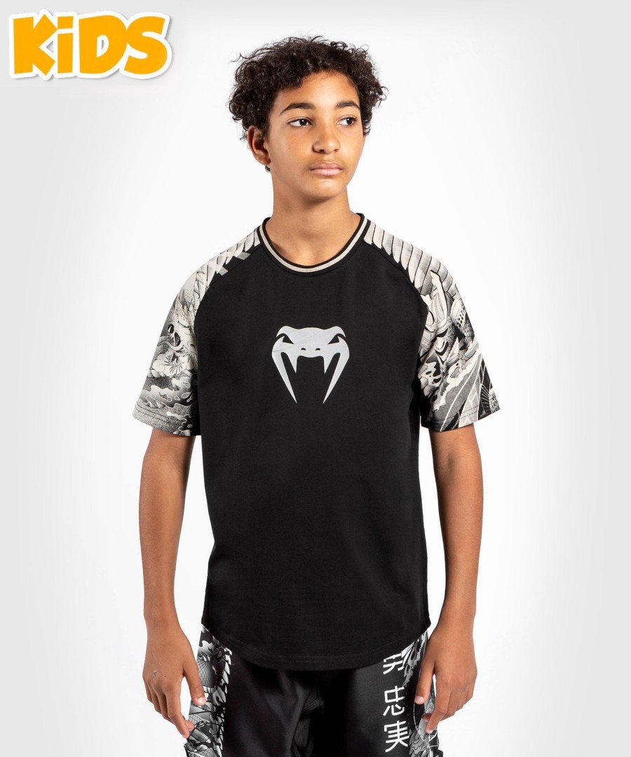 camiseta infantil venum ykz21 – pretobranco