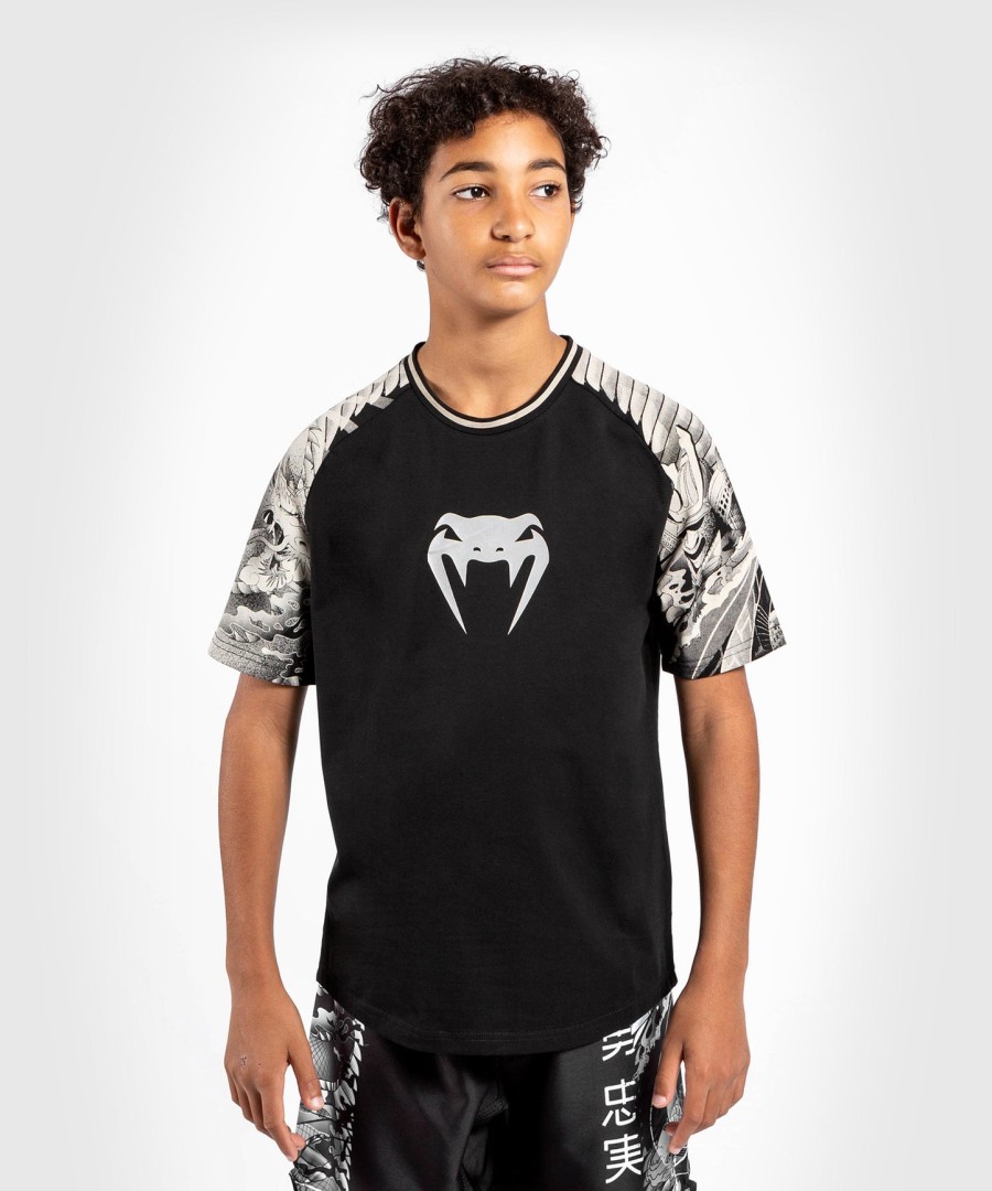 camiseta infantil venum ykz21 – pretobranco