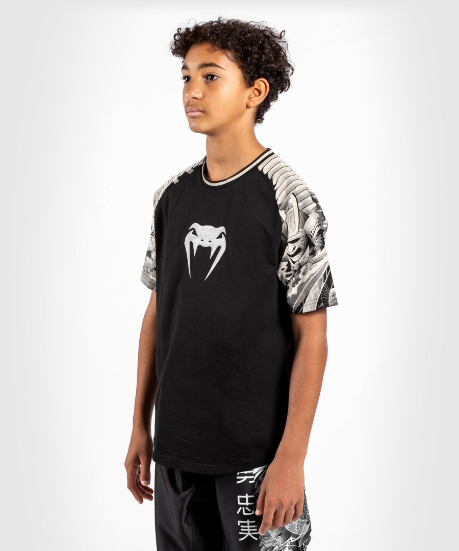 camiseta infantil venum ykz21 – pretobranco