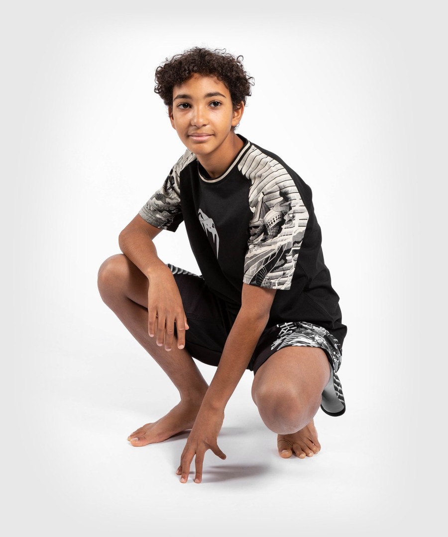 camiseta infantil venum ykz21 – pretobranco