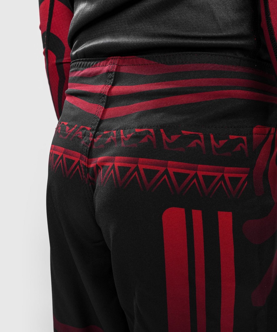 venum nakahi kids fightshort - pretovermelho