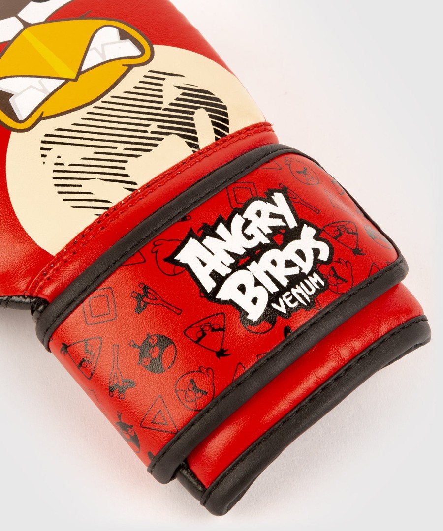 luvas de boxe venum angry birds - para crianças - vermelhas
