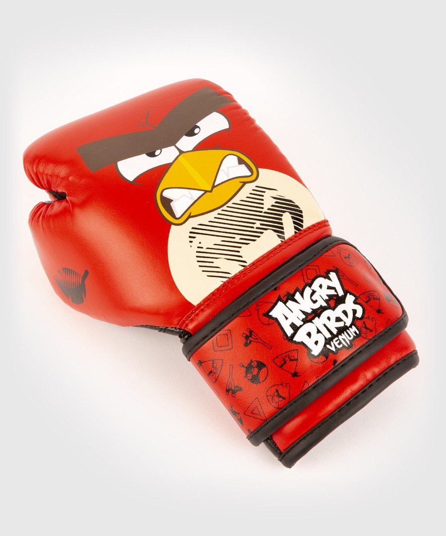 luvas de boxe venum angry birds - para crianças - vermelhas