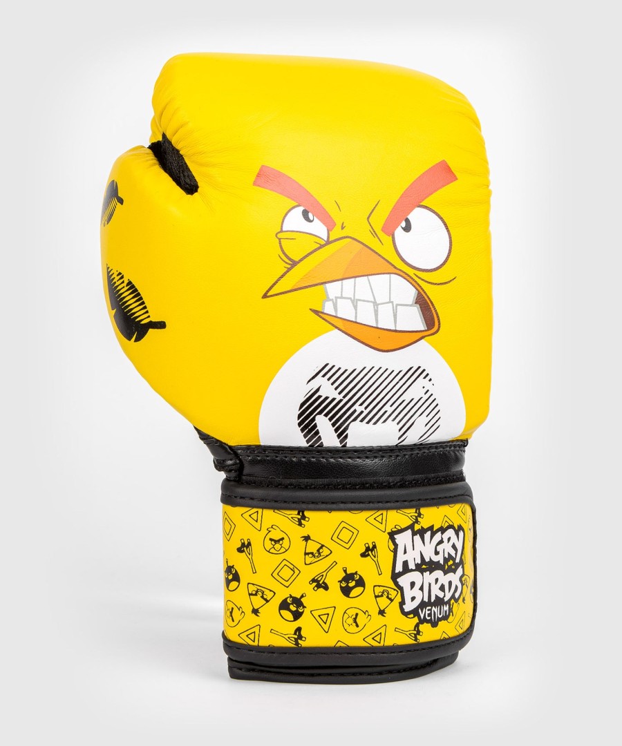 luvas de boxe venum angry birds - para crianças - amarelas
