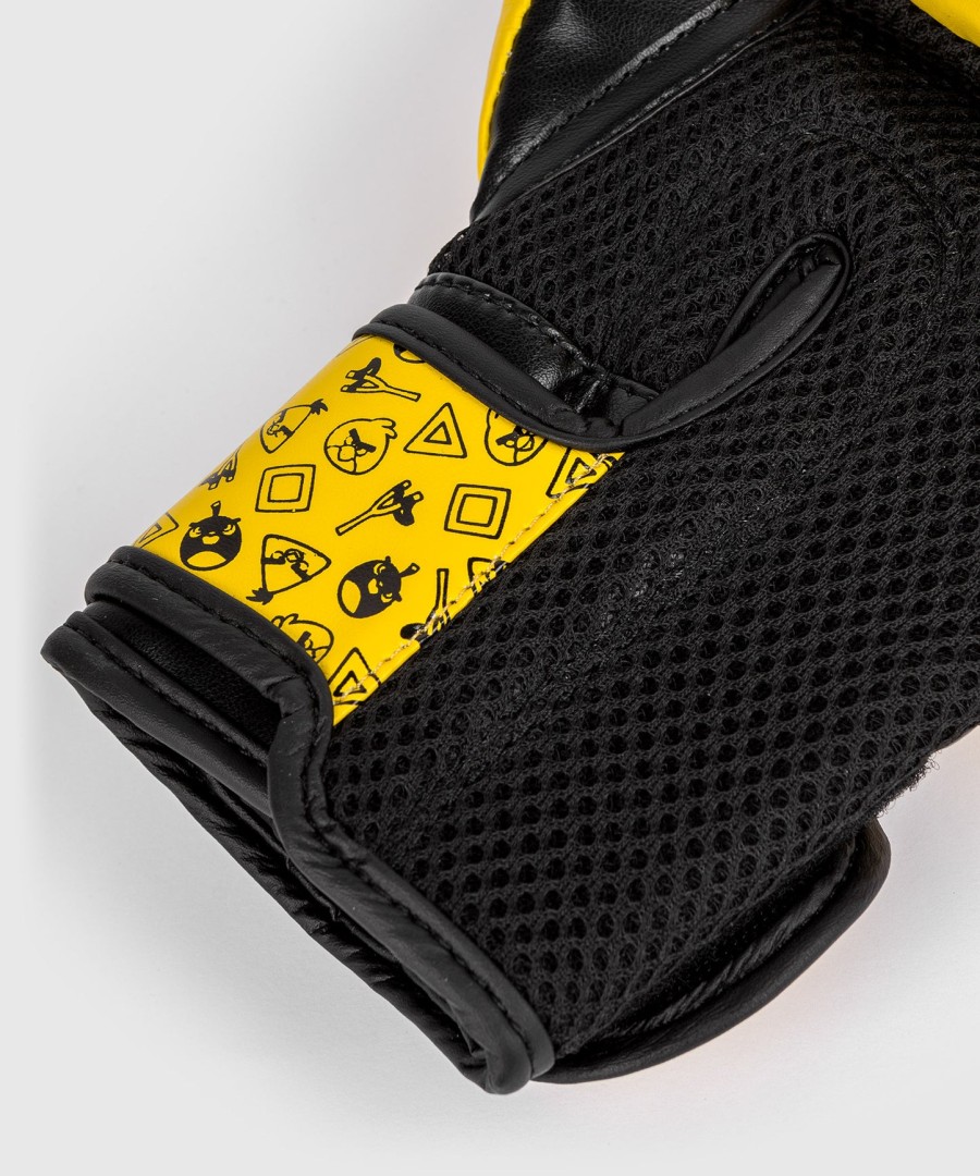 luvas de boxe venum angry birds - para crianças - amarelas