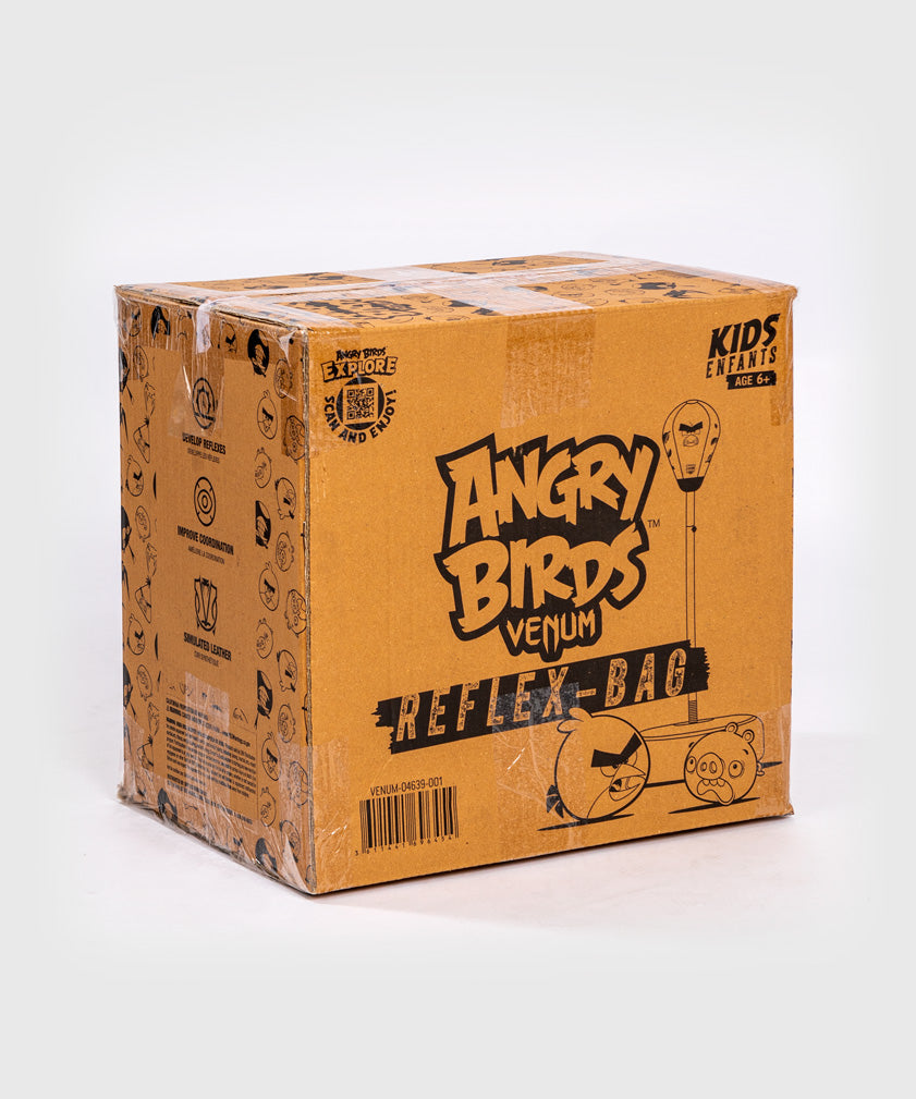 saco de pancada infantil venum angry birds - preto