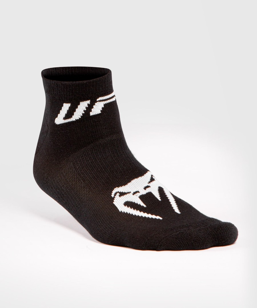 conjunto de 2 meias de performance unissex ufc venum authentic fight week - pretas
