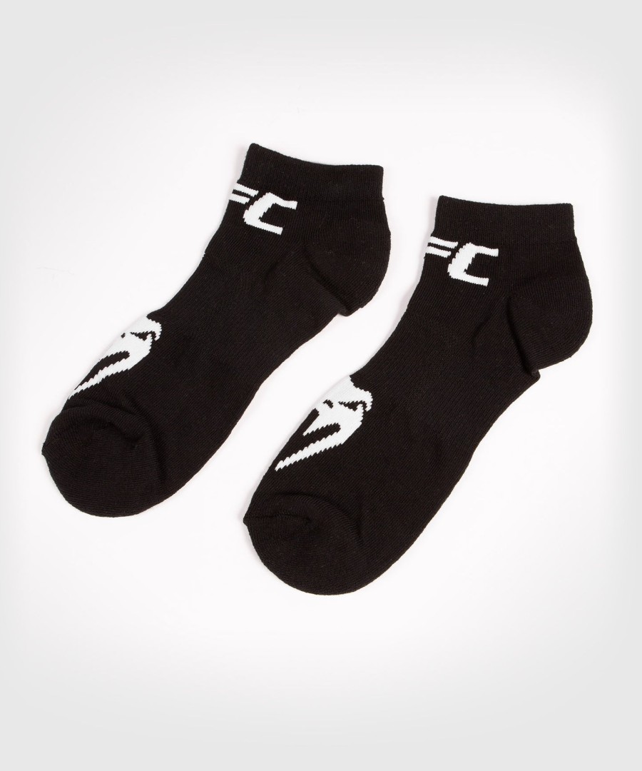 conjunto de 2 meias de performance unissex ufc venum authentic fight week - pretas