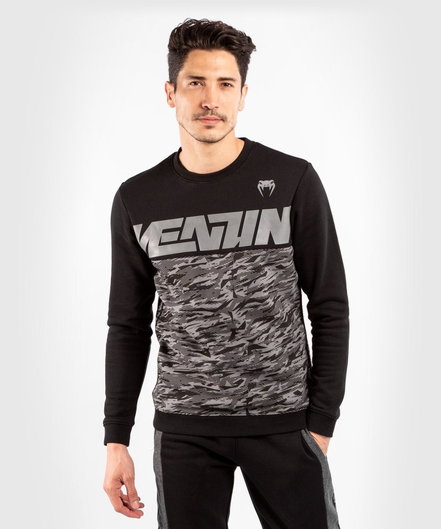 moletom venum connect crewneck - pretocamuflagem escura