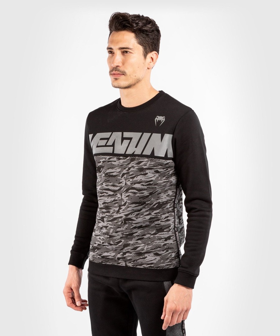 moletom venum connect crewneck - pretocamuflagem escura