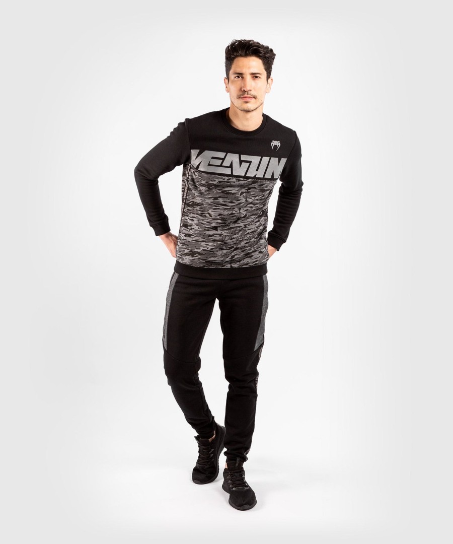 moletom venum connect crewneck - pretocamuflagem escura