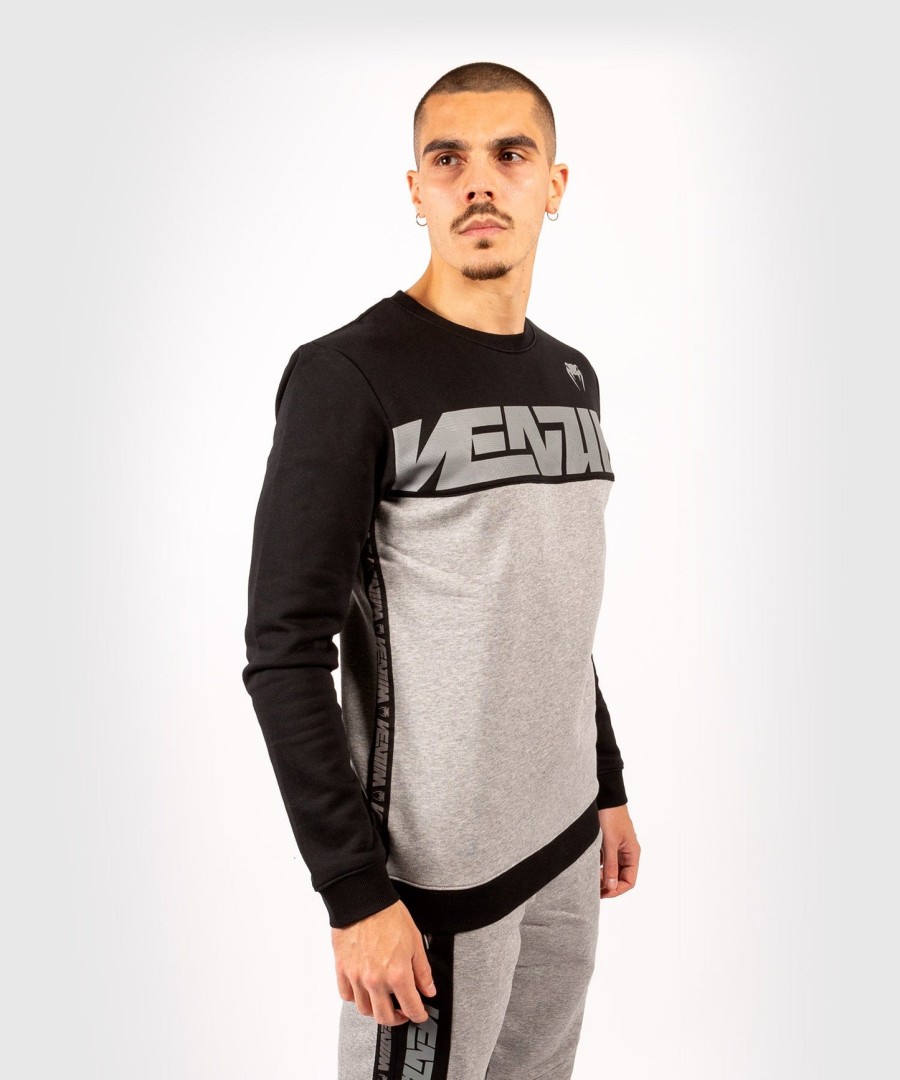 moletom venum connect crewneck - pretocinza mesclado escuro
