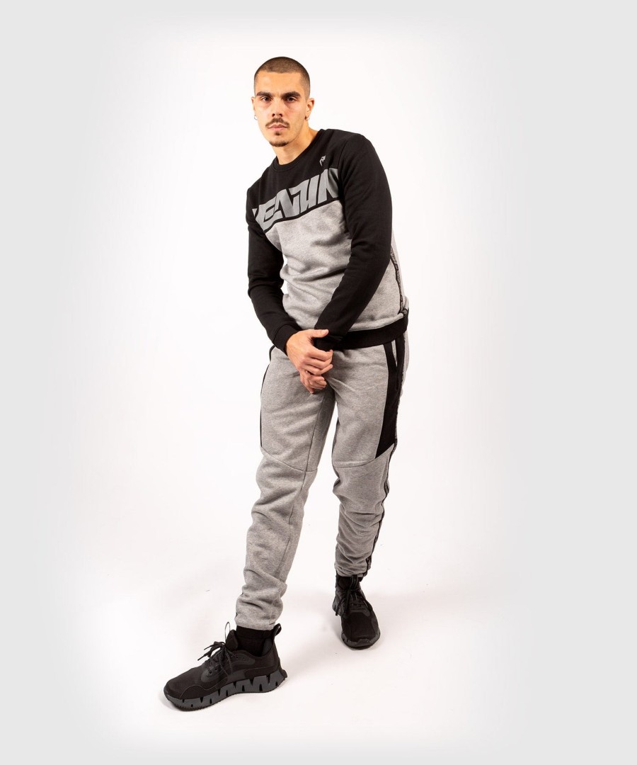 moletom venum connect crewneck - pretocinza mesclado escuro