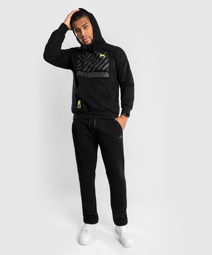 moletom com capuz venum strips - preto