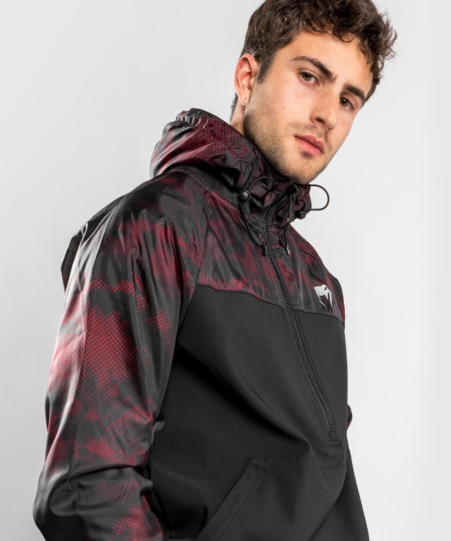 moletom com capuz venum laser xt – pretovermelho