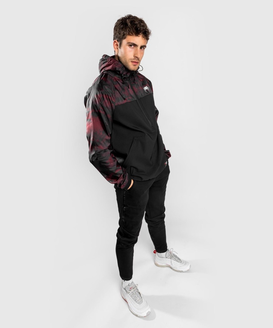 moletom com capuz venum laser xt – pretovermelho