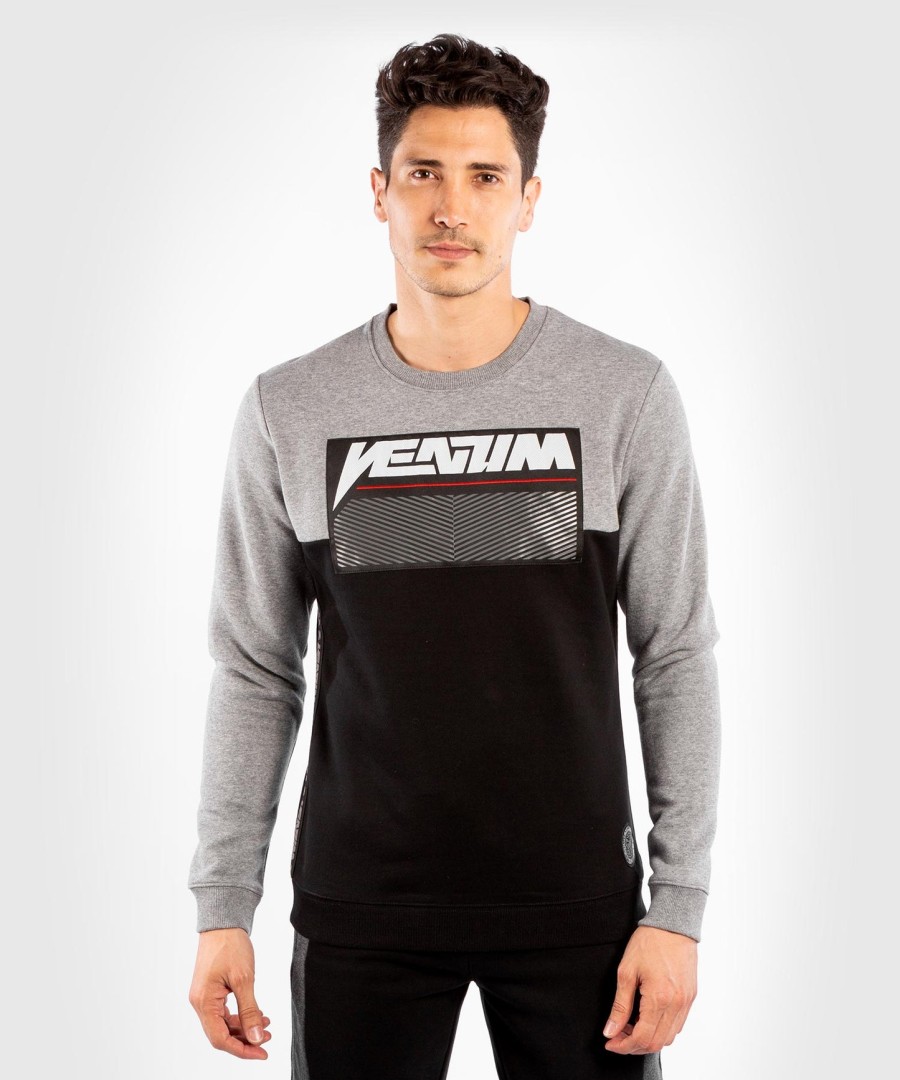 moletom venum rafter – cinza mescla claro