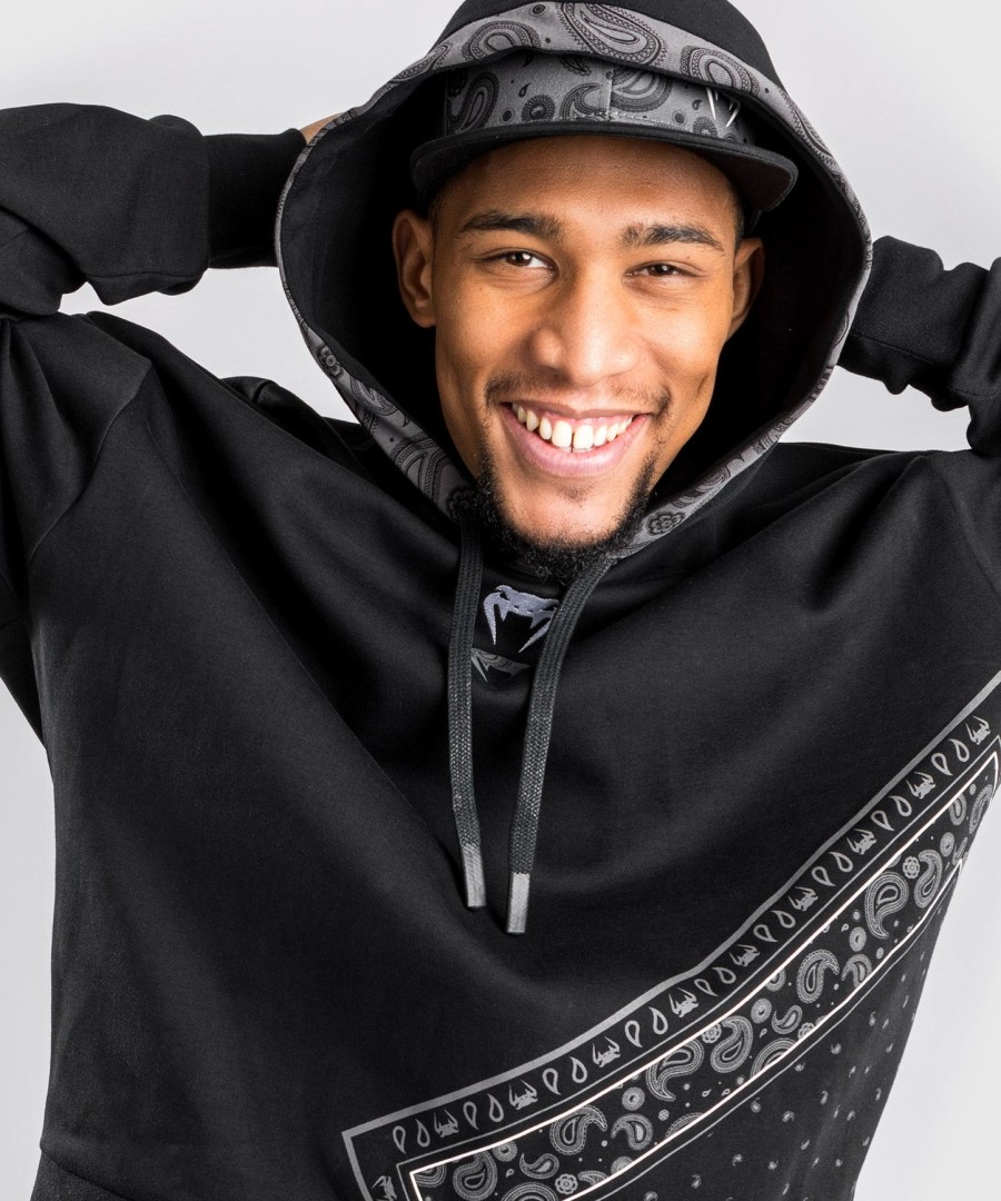 venum cali 34 xl hoody - tamanho grande - preto