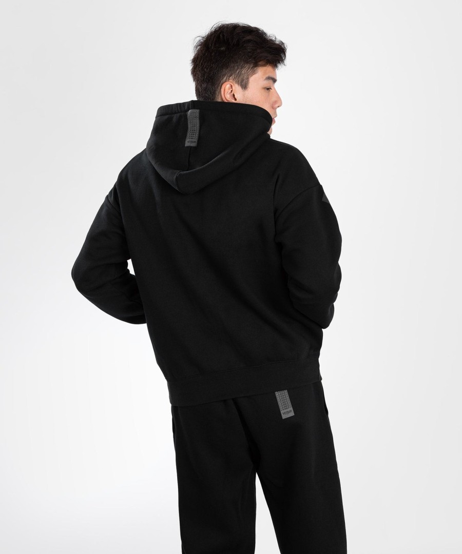 moletom com capuz venum connect xl - modelagem oversize - preto