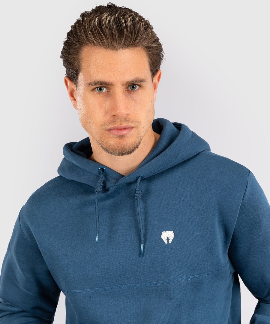 moletom com capuz venum silent power - azul pavão