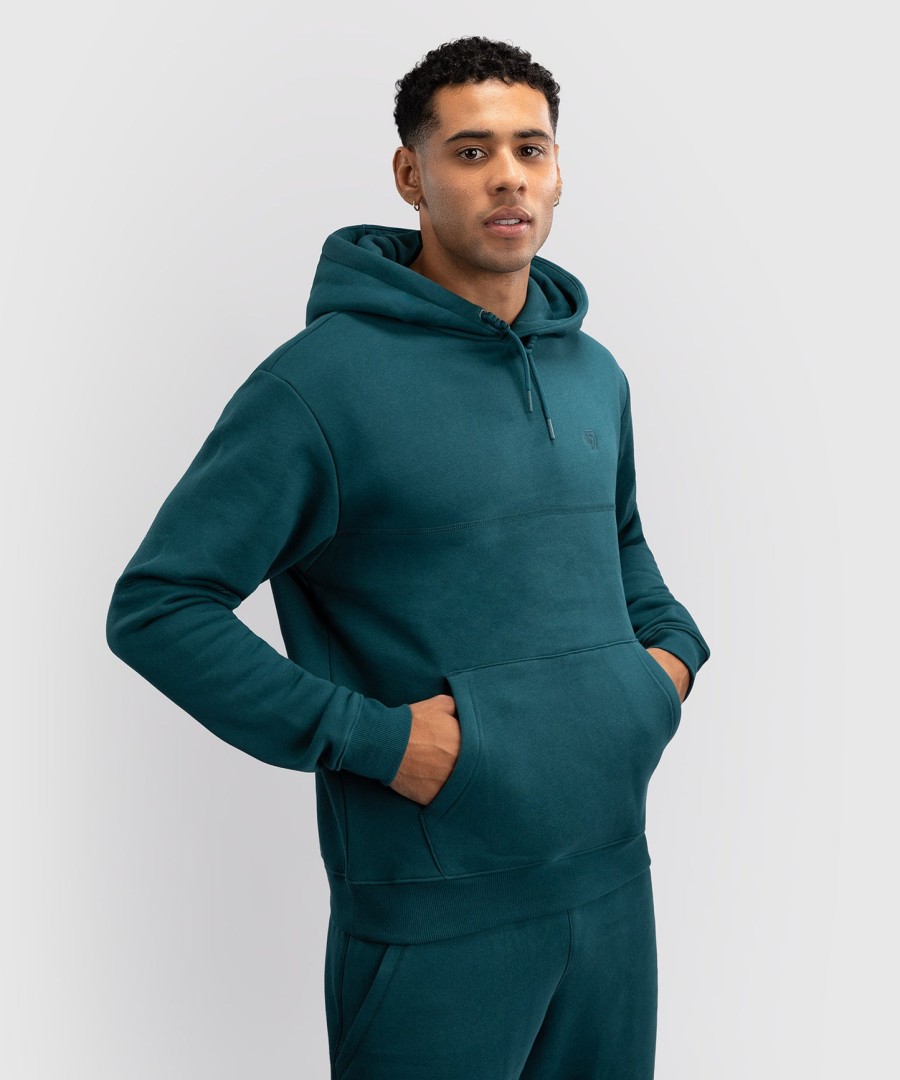 moletom com capuz venum silent power - verde paon