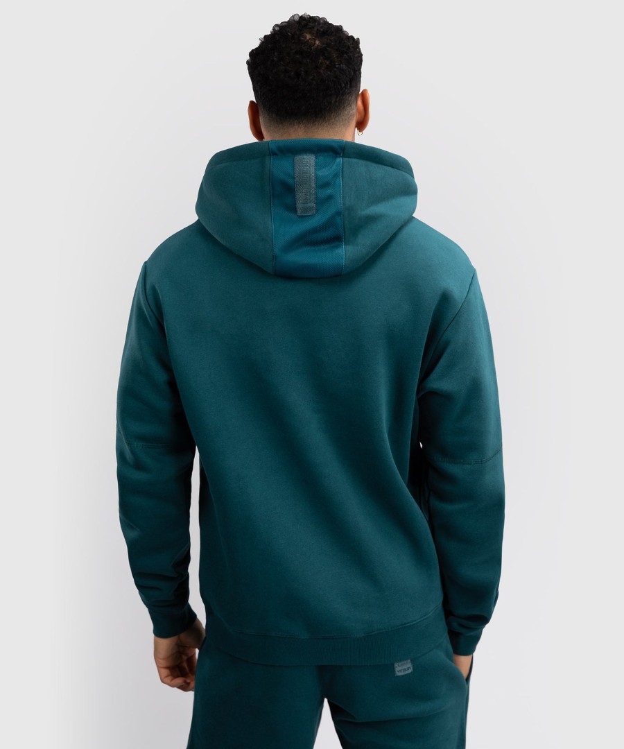 moletom com capuz venum silent power - verde paon