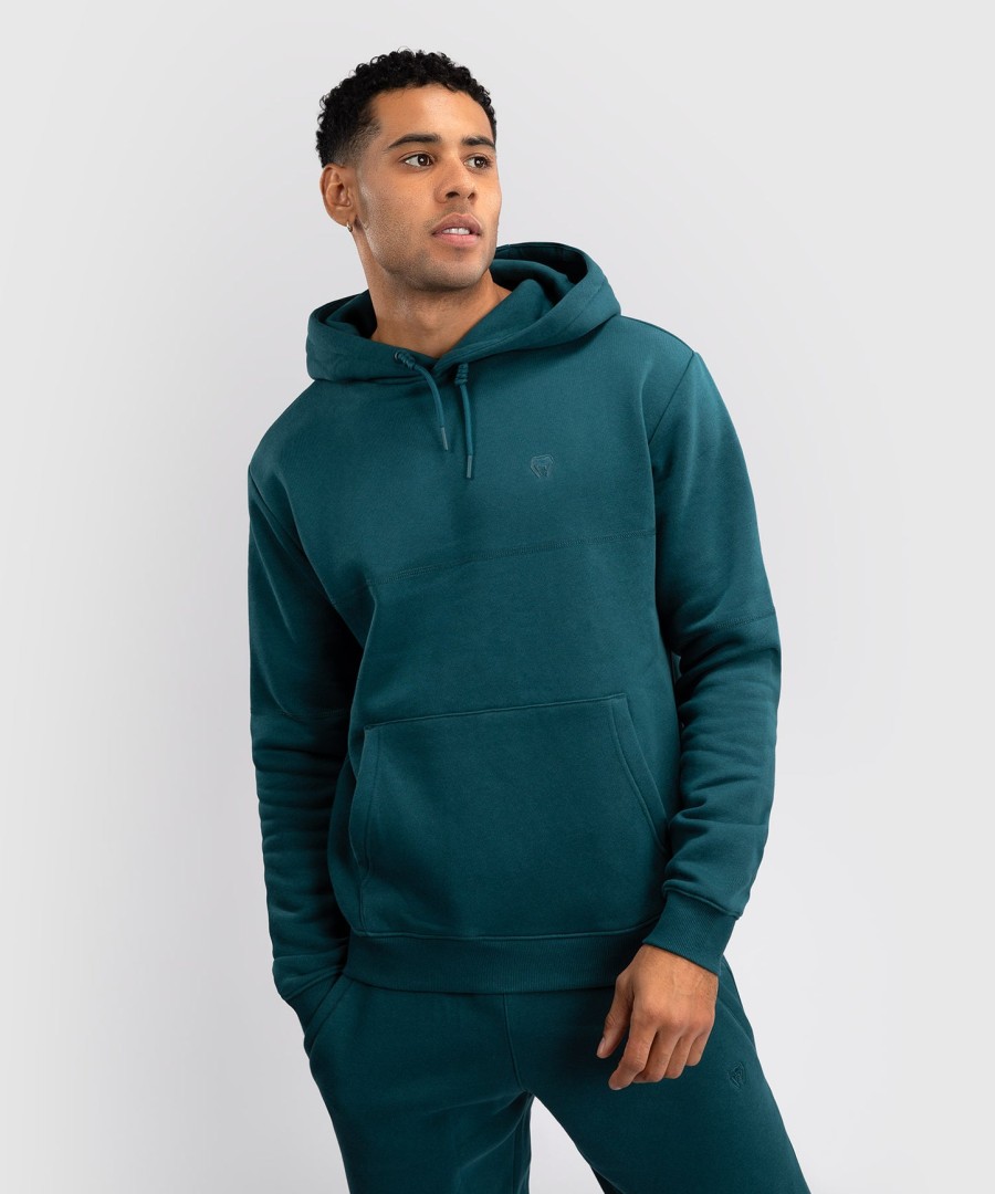 moletom com capuz venum silent power - verde paon