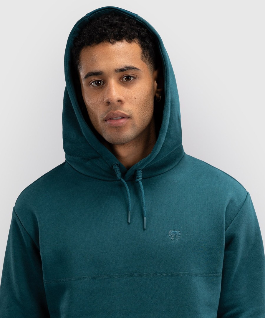 moletom com capuz venum silent power - verde paon