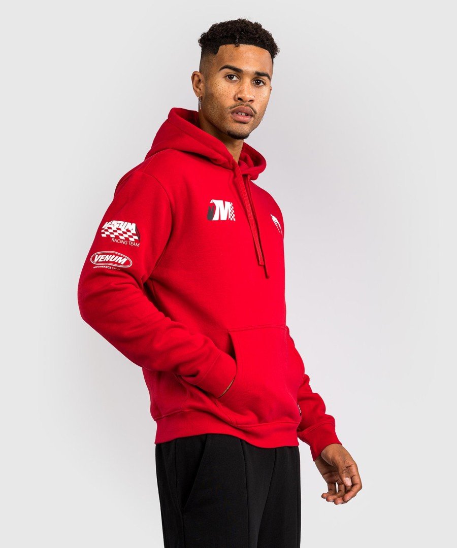 moletom com capuz venum motorsport - vermelho racer