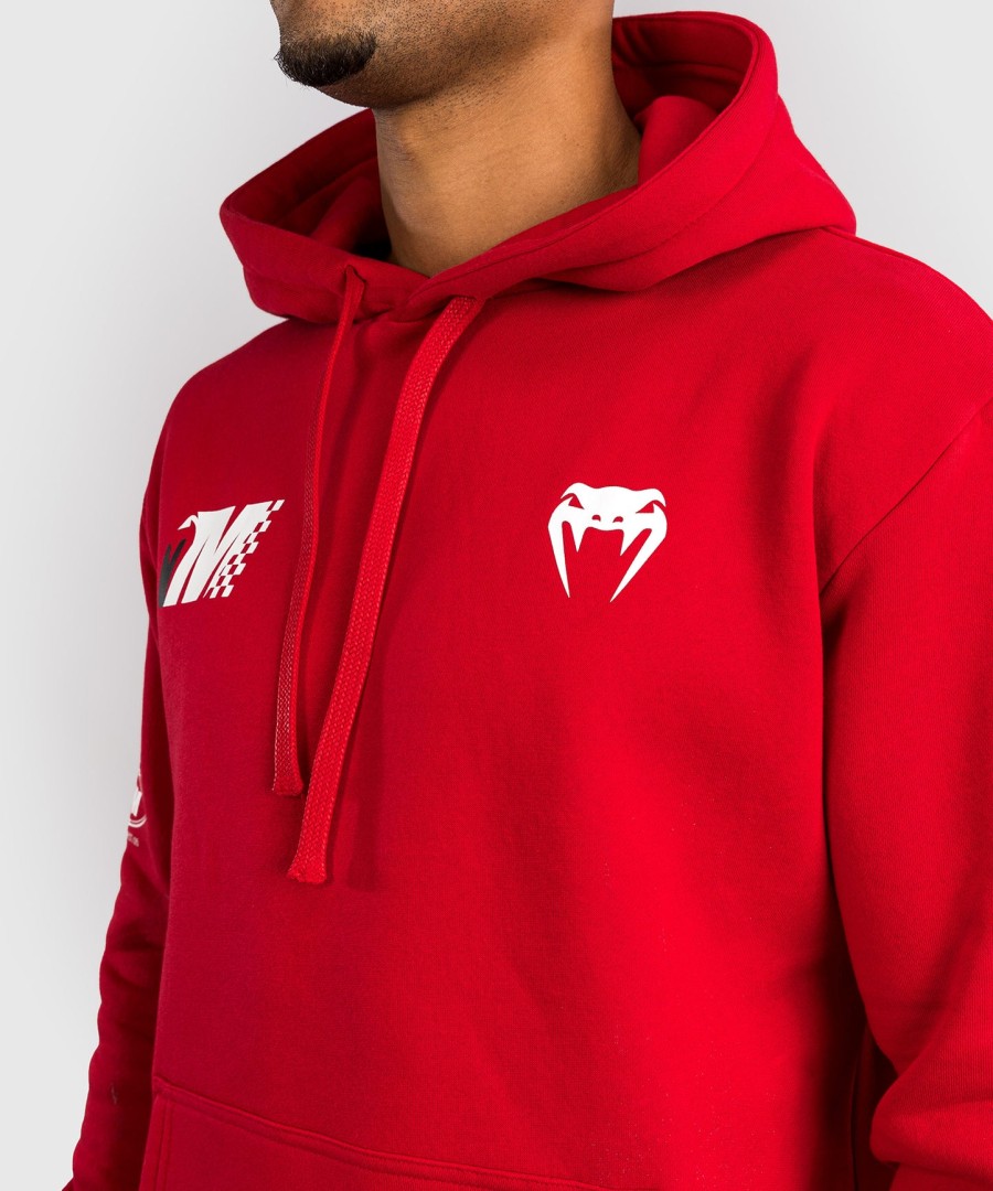 moletom com capuz venum motorsport - vermelho racer