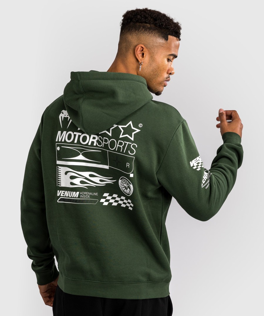 moletom com capuz venum motorsport - floresta profunda