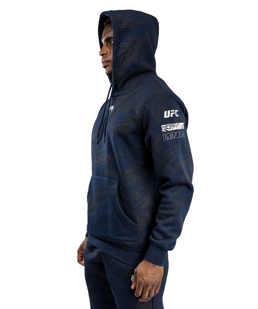 moletom com capuz ufc fusion by venum fight week masculino - azul oceânico