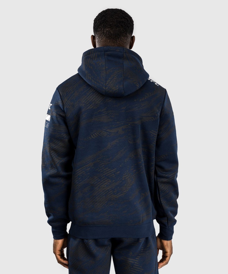 moletom com capuz ufc fusion by venum fight week masculino - azul oceânico