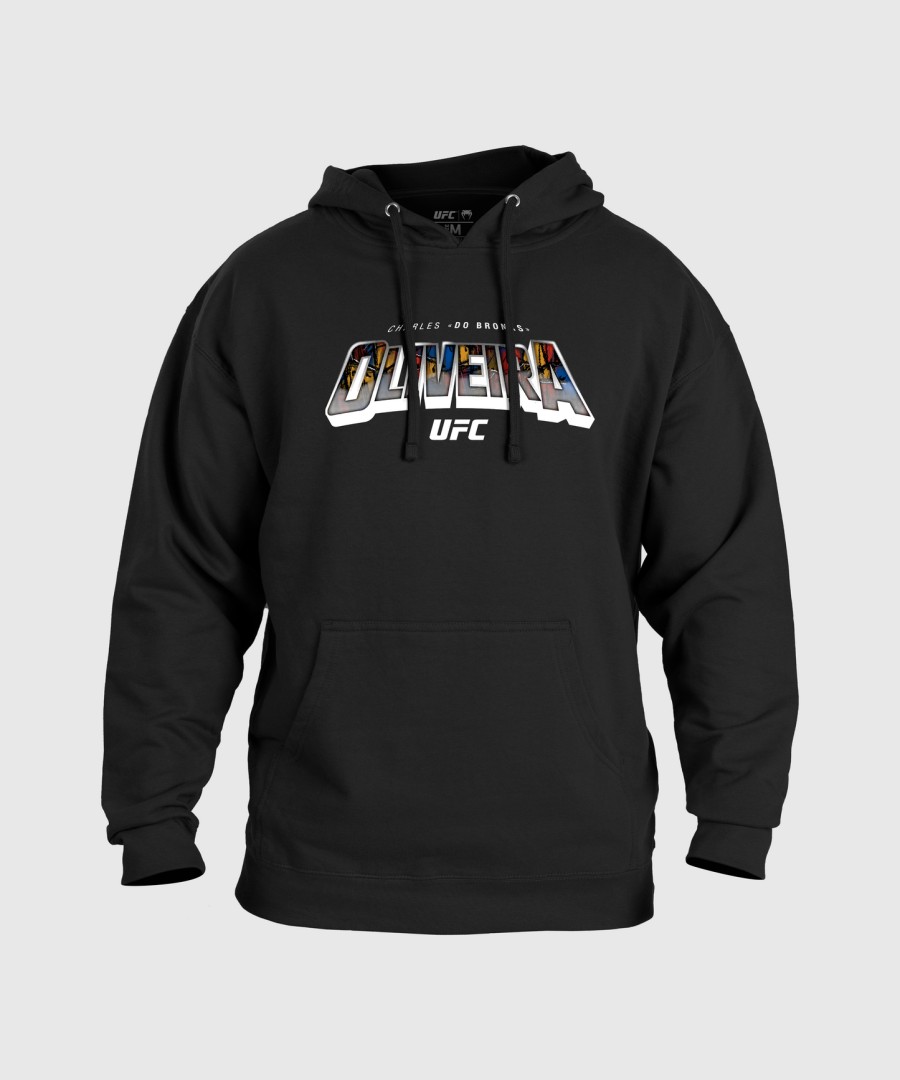moletom masculino ufc unrivaled by venum black charles oliveira