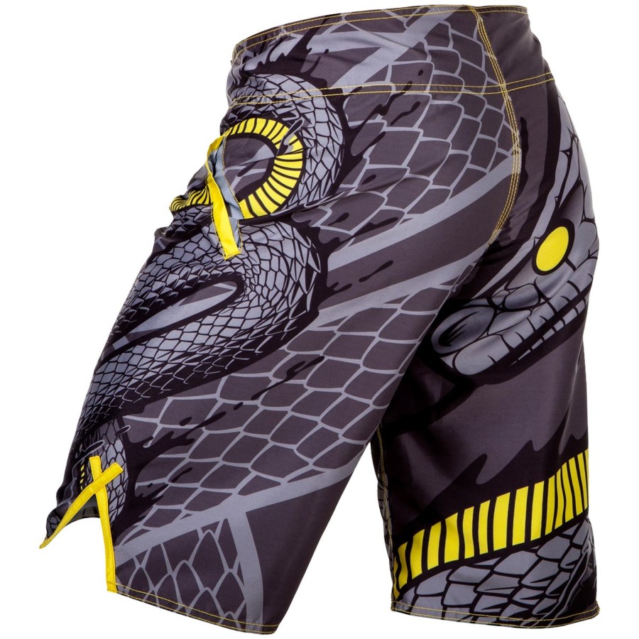 calções de banho venum snaker - amarelopreto