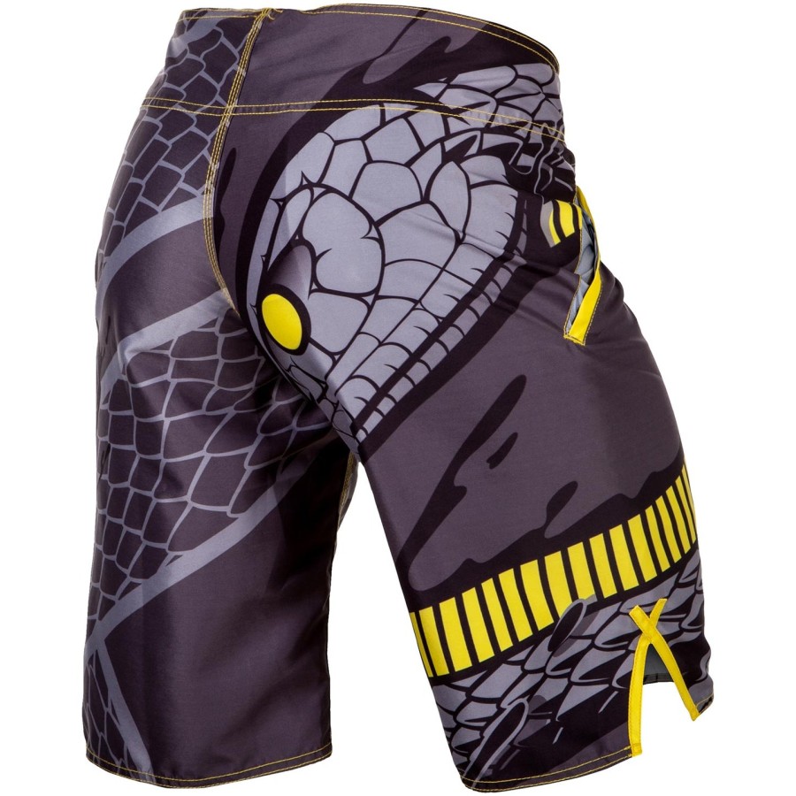 calções de banho venum snaker - amarelopreto