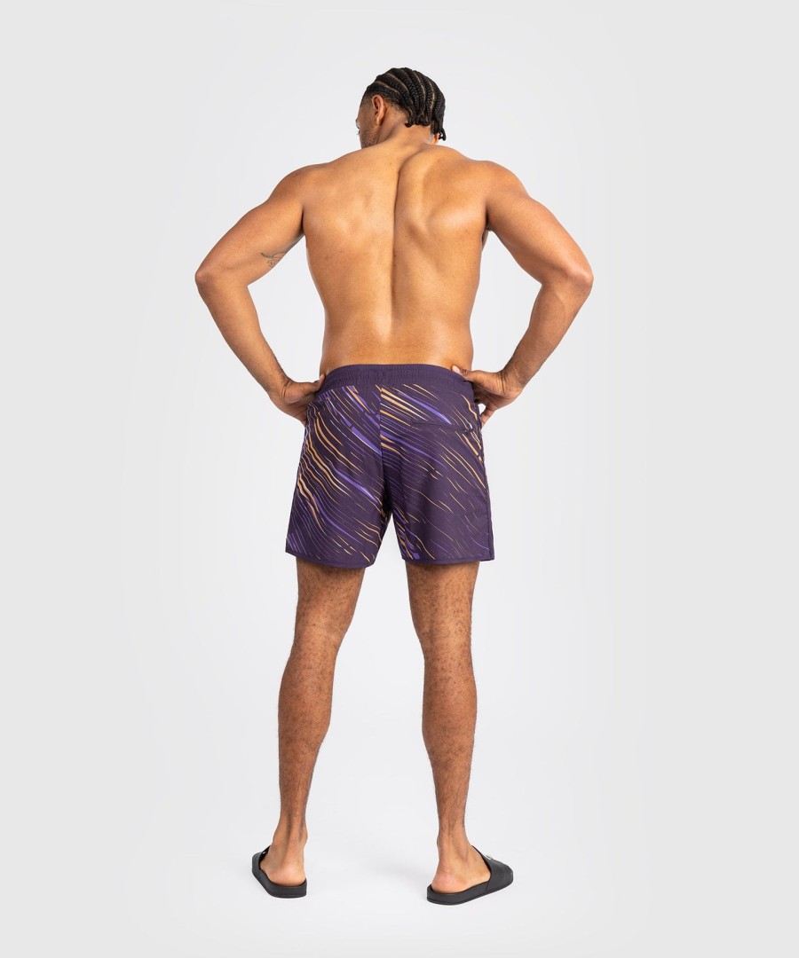 calções de banho masculinos venum rapid - roxo escuro