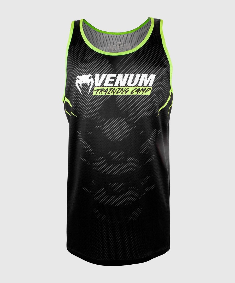 camiseta regata venum training camp 2.0 - pretaamarelo neon