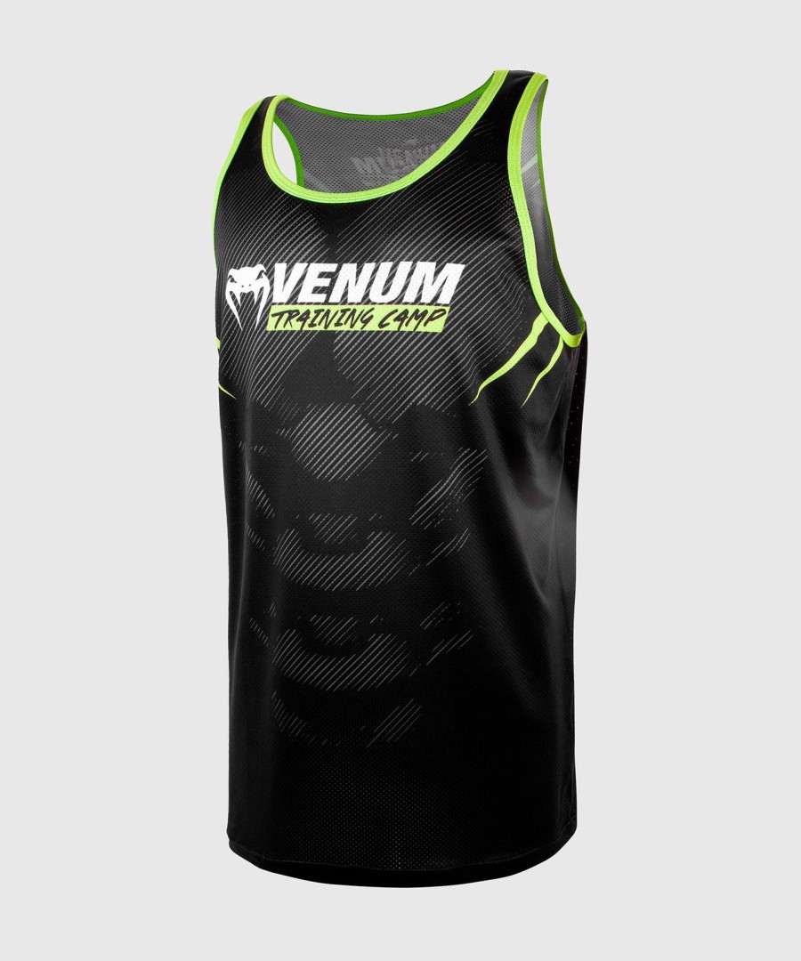 camiseta regata venum training camp 2.0 - pretaamarelo neon