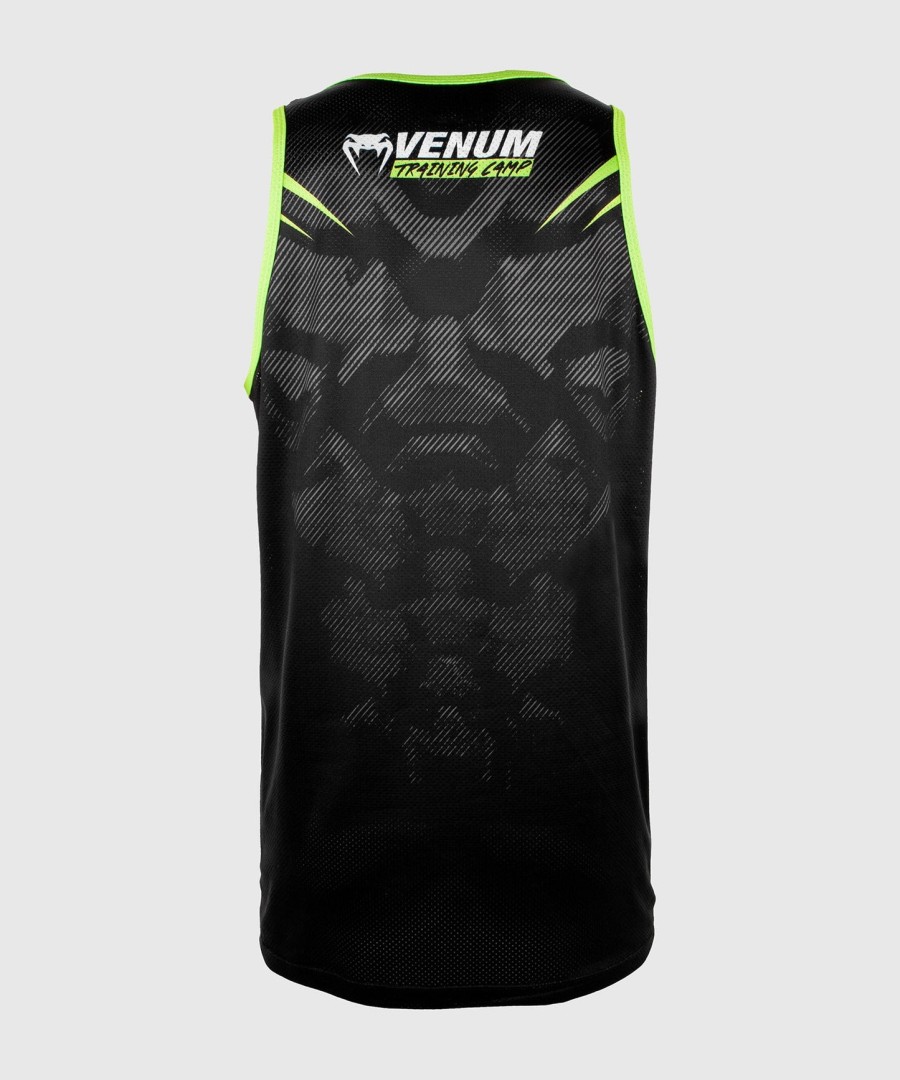 camiseta regata venum training camp 2.0 - pretaamarelo neon