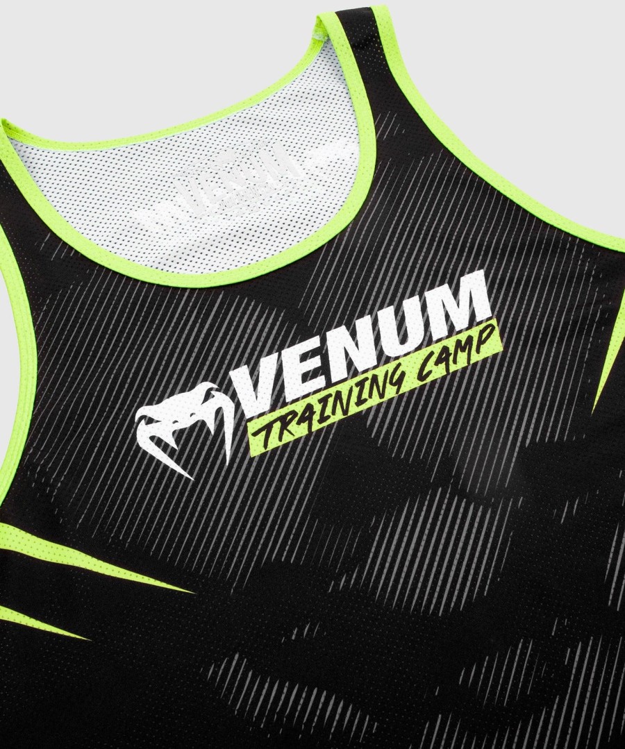 camiseta regata venum training camp 2.0 - pretaamarelo neon
