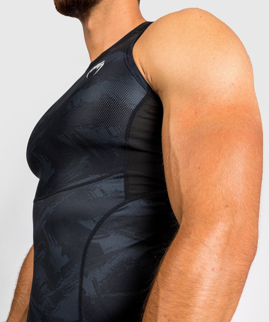 camiseta de proteção solar venum electron 3.0 - sem mangas - preta