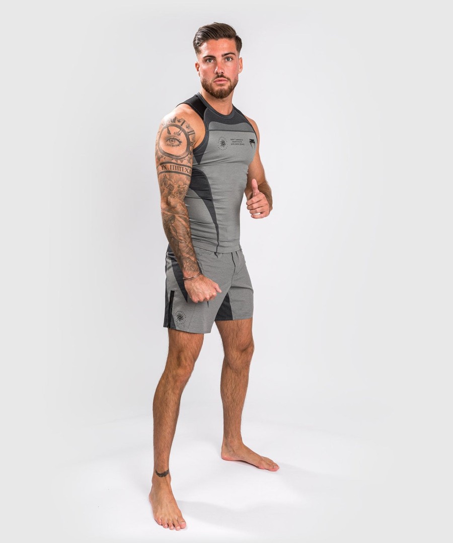 camiseta de proteção solar sem mangas venum stone - verde mineral