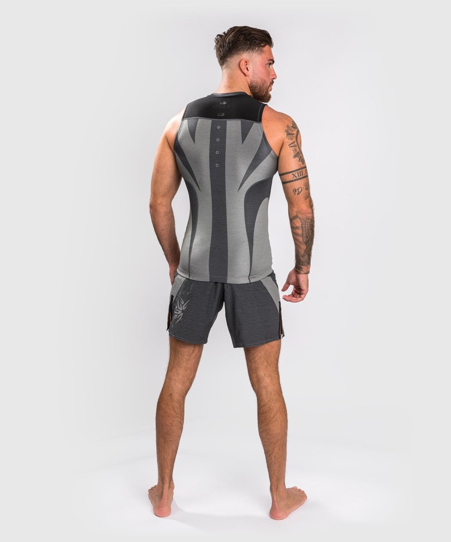 camiseta de proteção solar sem mangas venum stone - verde mineral